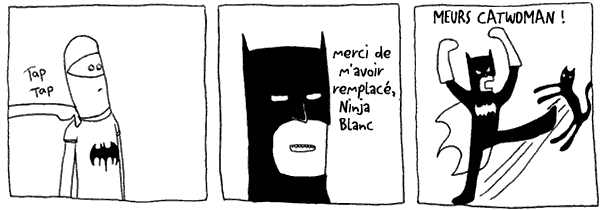 Ninja Blanc est Batman